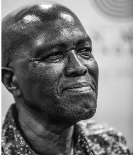 Albert Mazibuko performing with Ladysmith Black Mambazo