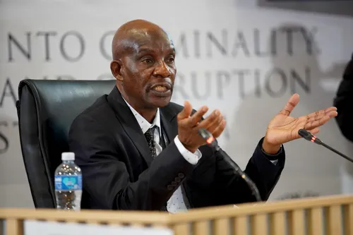 Brigadier Abraham Nkhwashu testifies at the Madlanga Commission