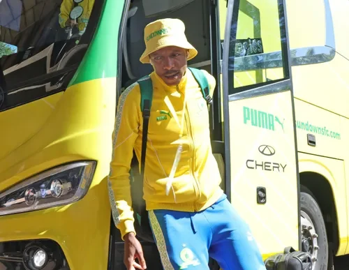 Mamelodi Sundowns players in action
