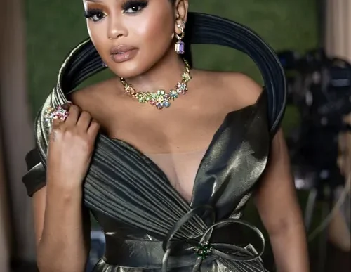 Lerato Kganyago on the red carpet