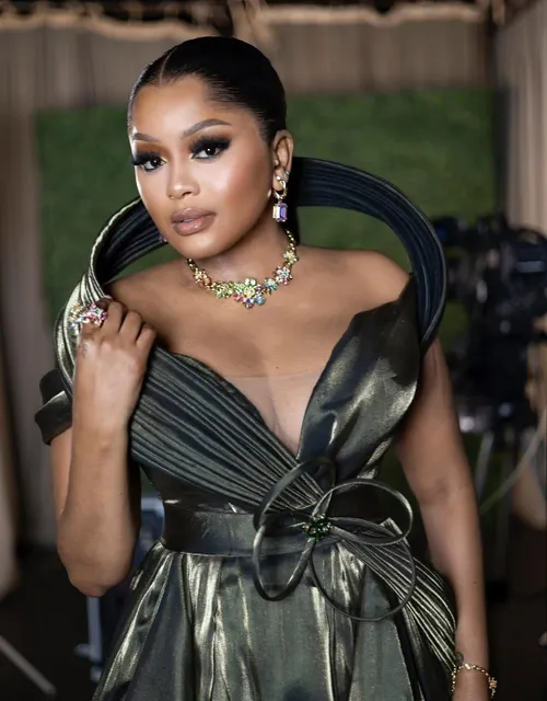 Lerato Kganyago on the red carpet