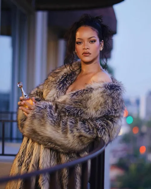 Rihanna performing on stage