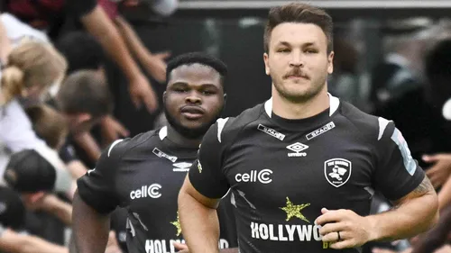 Sharks players in action