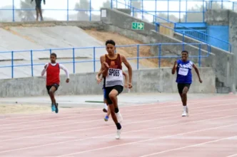 Ubay Arend in action at the South African Age Group Championships