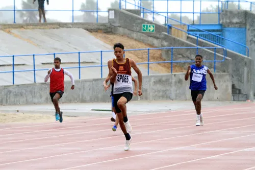 Ubay Arend in action at the South African Age Group Championships