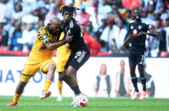 Soweto Derby action at FNB Stadium