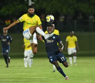 Sundowns players in action