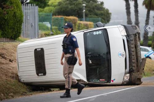 Western Cape road accident scene