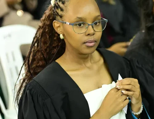Amina Jack graduating with psychology honours