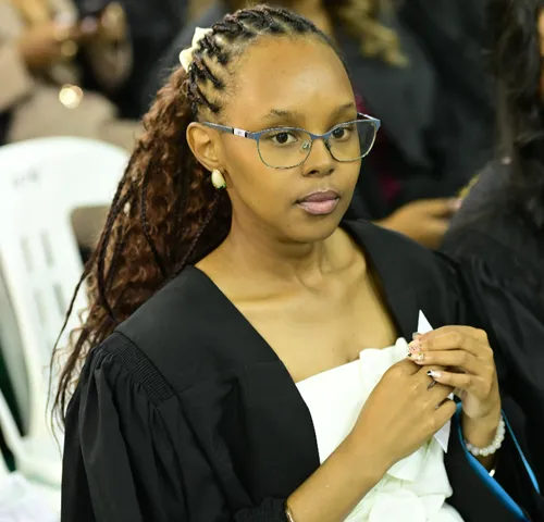 Amina Jack graduating with psychology honours