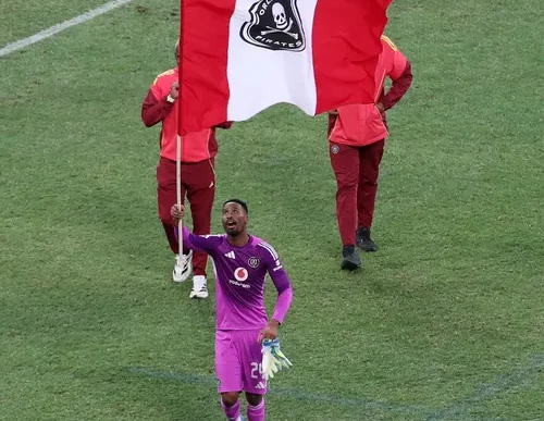 Orlando Pirates celebrate Betway Premiership title win