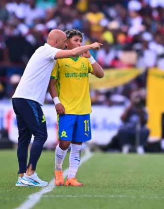 Mamelodi Sundowns players in action