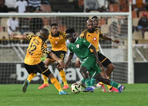 Kaizer Chiefs players celebrating their win over Sekhukhune United