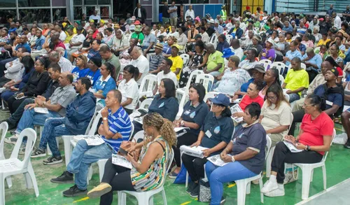 Chatsworth residents at the Nelson Mandela Youth Centre
