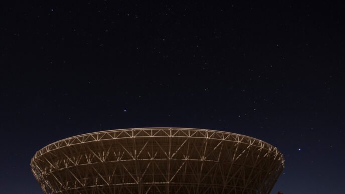 Telescope in the Atacama Desert