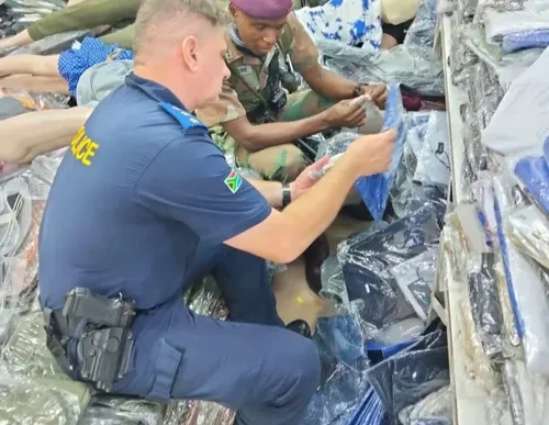 Counterfeit goods seized by SAPS