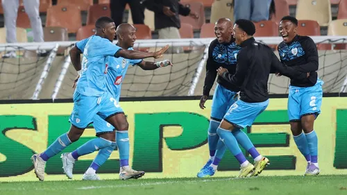 Durban City football team in action