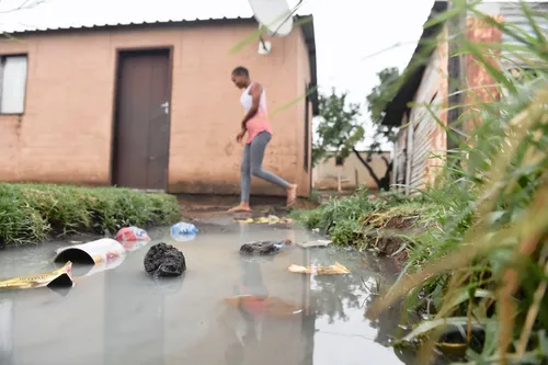 Sewer spillage in Emfuleni