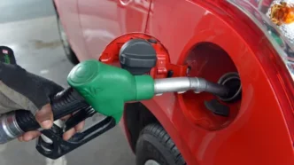 Fuel price increase graph