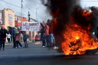 Gauteng water crisis protest