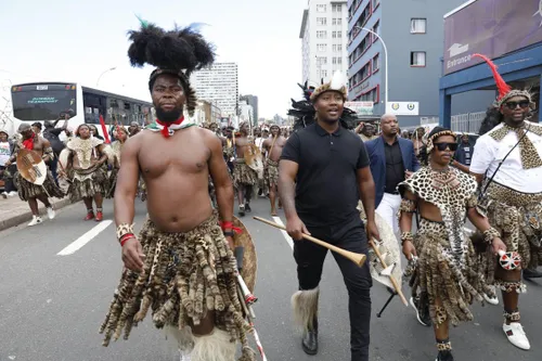 Protest against illegal immigration in South Africa