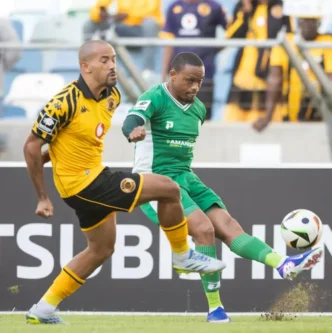 Kaizer Chiefs players celebrating their win