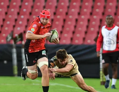 Lions and Leinster players in action