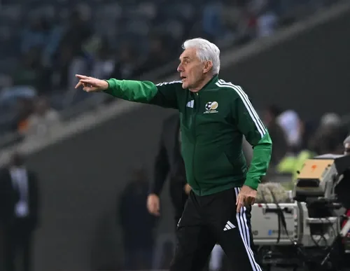 Lyle Foster in action for Bafana Bafana