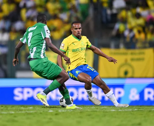 Mamelodi Sundowns players celebrating a goal