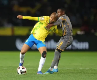Mamelodi Sundowns players in action