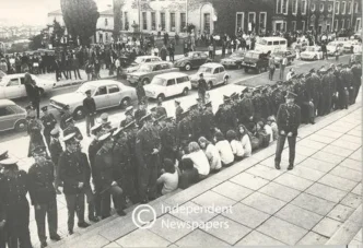 Archival pictures of protest at the University of Cape Town