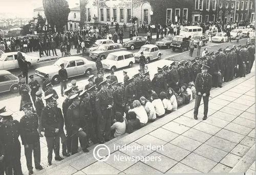 Archival pictures of protest at the University of Cape Town