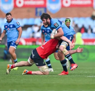 Bulls players celebrating their win over Munster