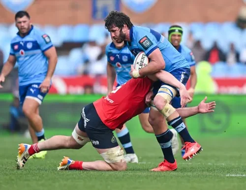 Bulls players celebrating their win over Munster