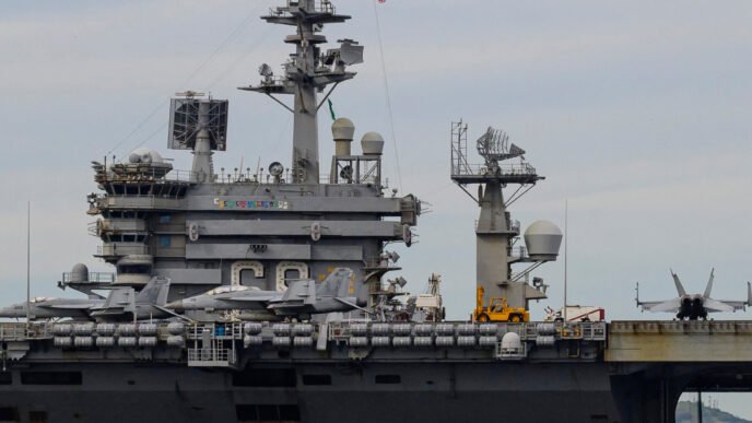 USS Nimitz aircraft carrier
