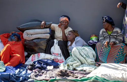 Foreign nationals protesting in Durban