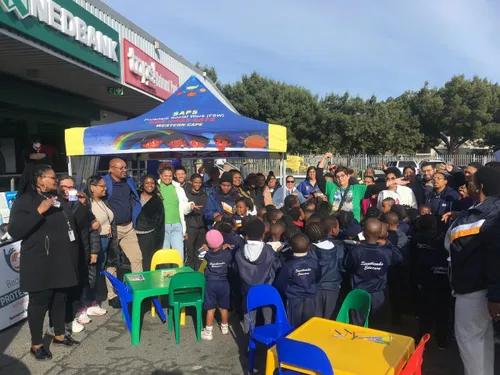 Kraaifontein community members participating in child safety initiatives