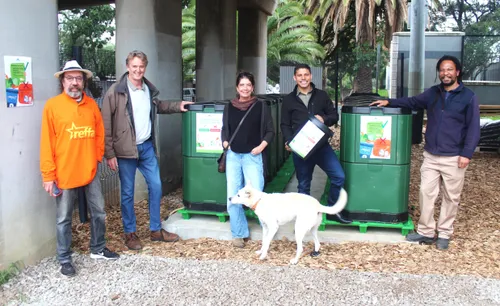 Composting site in Cape Town