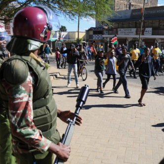 Protesters in Kenya rally against the proposed Ebola quarantine unit